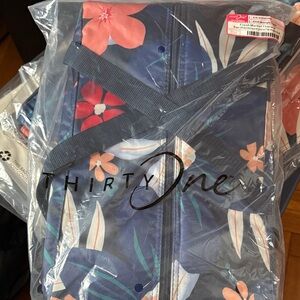 Thirty-one midnight floral thermal bag
